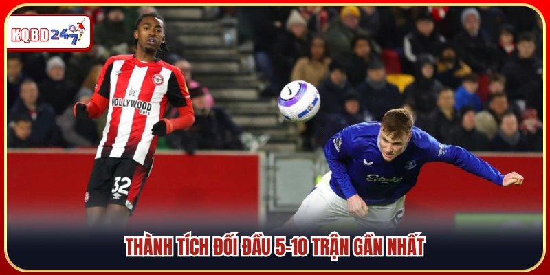  Thành tích đối đầu gần đây 