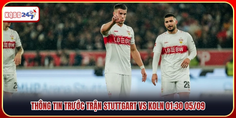 Dữ liệu trước trận Stuttgart vs Koln lúc 01:30 05/09 